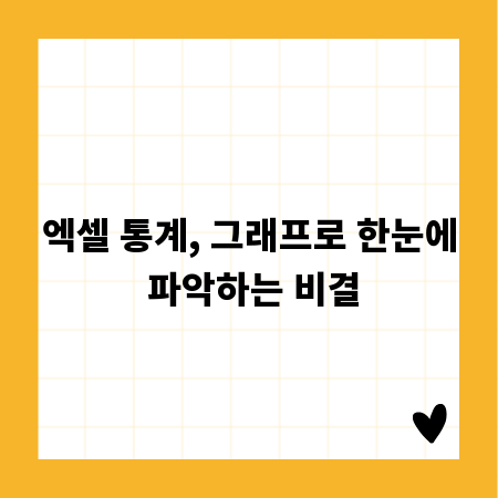 엑셀 통계, 그래프로 한눈에 파악하는 비결
