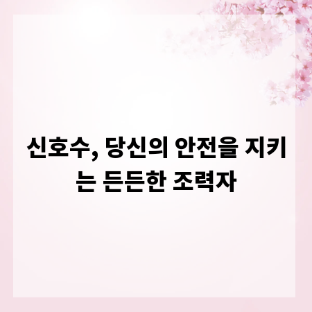 신호수, 당신의 안전을 지키는 든든한 조력자