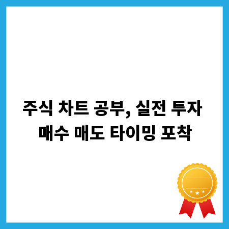 주식 차트 공부, 실전 투자 매수 매도 타이밍 포착