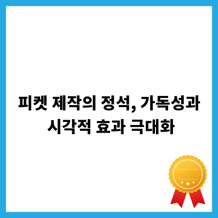 피켓 제작의 정석, 가독성과 시각적 효과 극대화