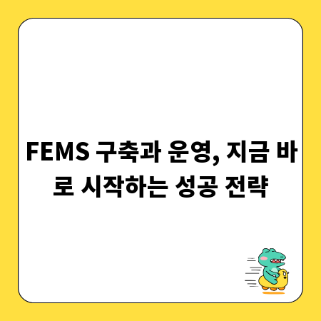 FEMS 구축과 운영, 지금 바로 시작하는 성공 전략