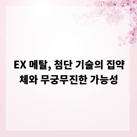 EX 메탈, 첨단 기술의 집약체와 무궁무진한 가능성